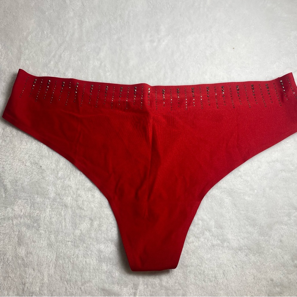 Savage X Fenty Vibrant Red Thong  Bottom Size 2X